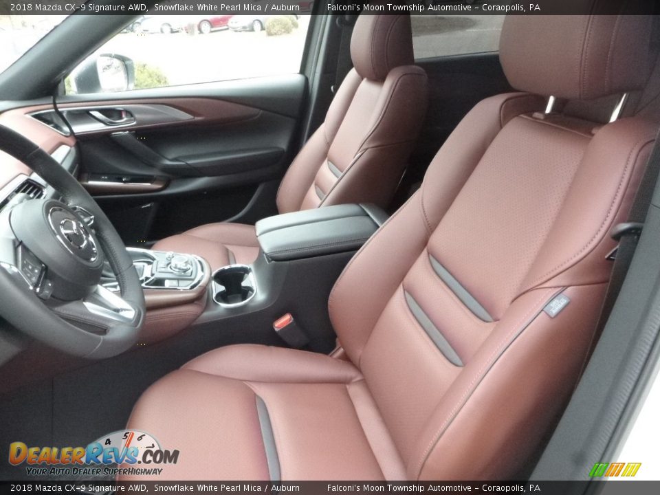 Front Seat of 2018 Mazda CX-9 Signature AWD Photo #11