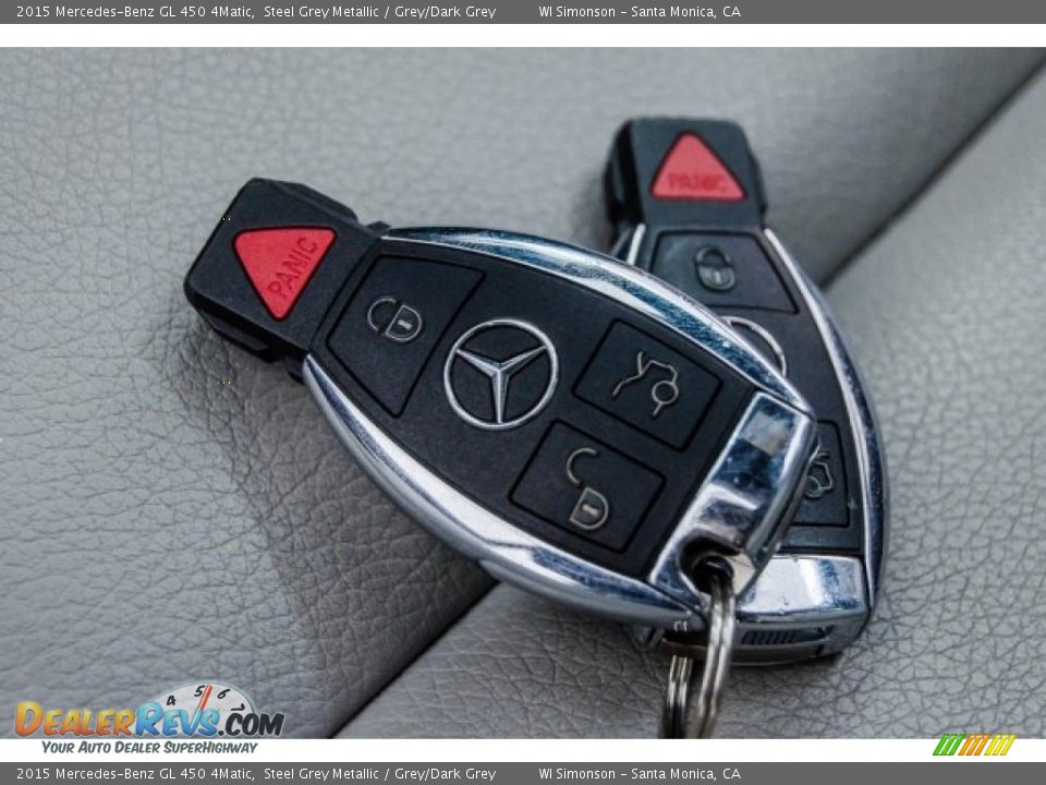 2015 Mercedes-Benz GL 450 4Matic Steel Grey Metallic / Grey/Dark Grey Photo #11