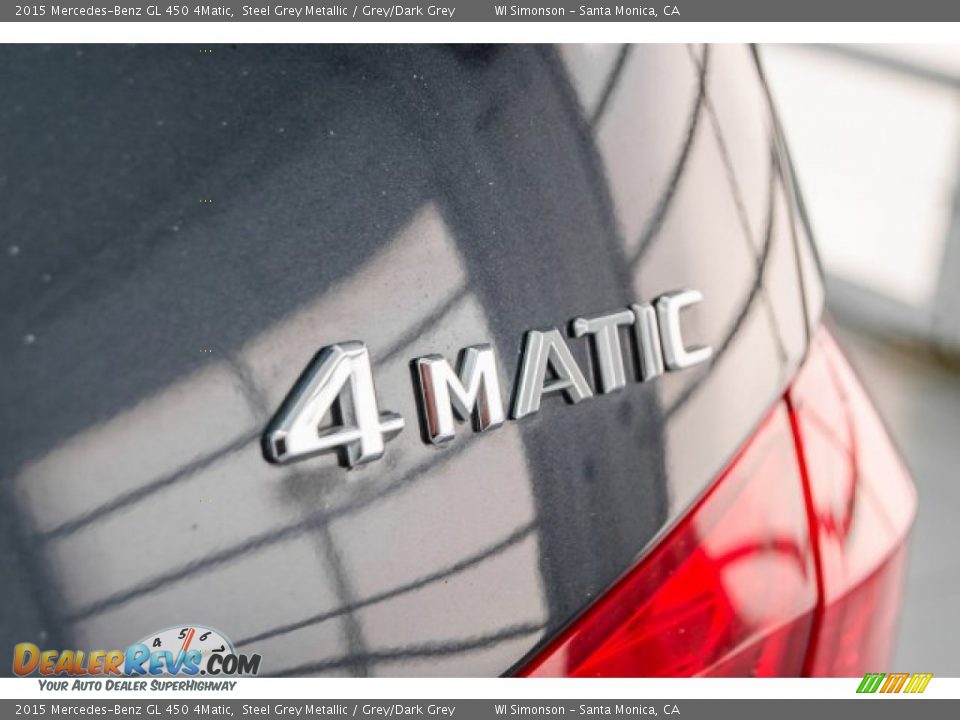 2015 Mercedes-Benz GL 450 4Matic Steel Grey Metallic / Grey/Dark Grey Photo #26