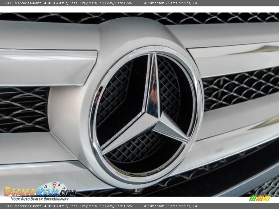 2015 Mercedes-Benz GL 450 4Matic Steel Grey Metallic / Grey/Dark Grey Photo #32