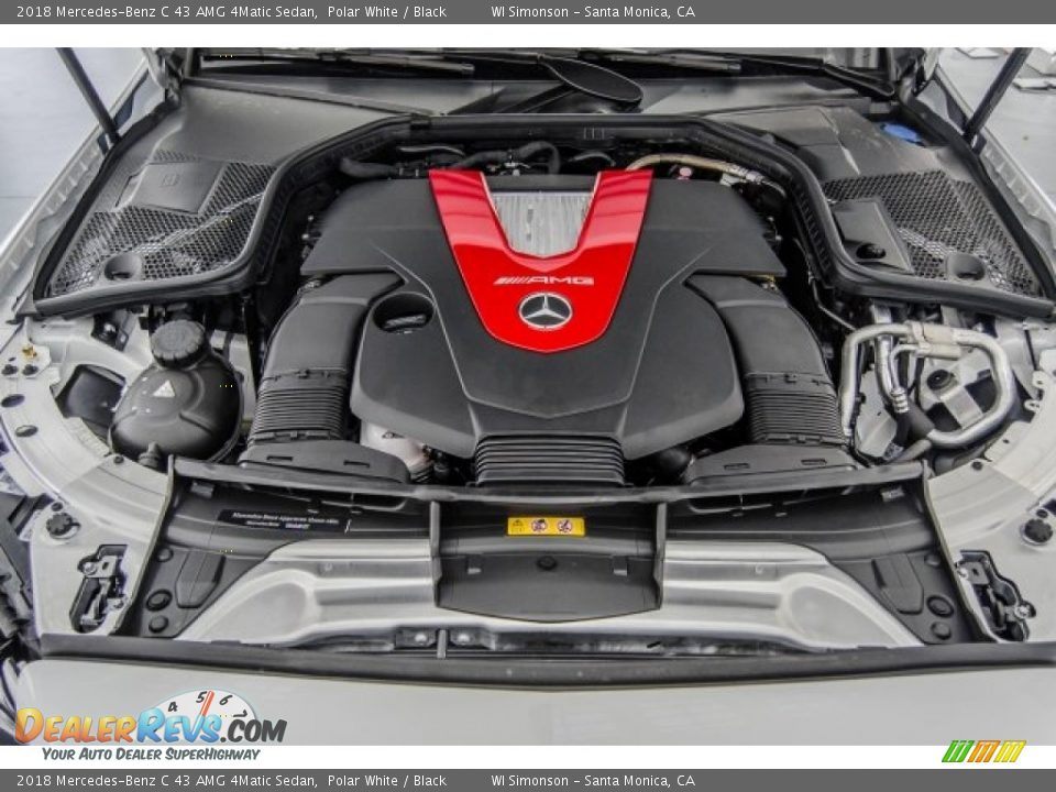 2018 Mercedes-Benz C 43 AMG 4Matic Sedan 3.0 Liter AMG biturbo DOHC 24-Valve VVT V6 Engine Photo #8