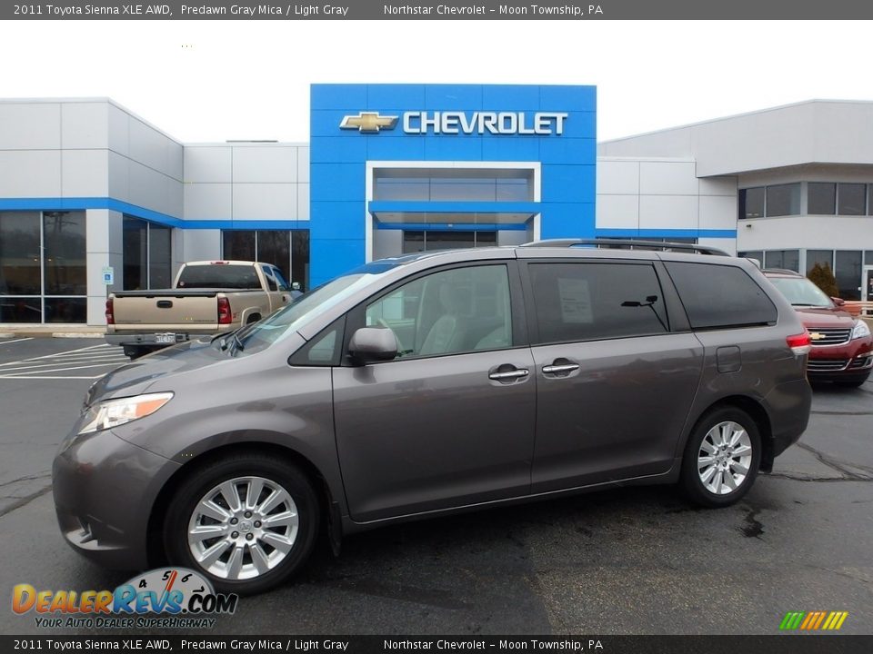 2011 Toyota Sienna XLE AWD Predawn Gray Mica / Light Gray Photo #1