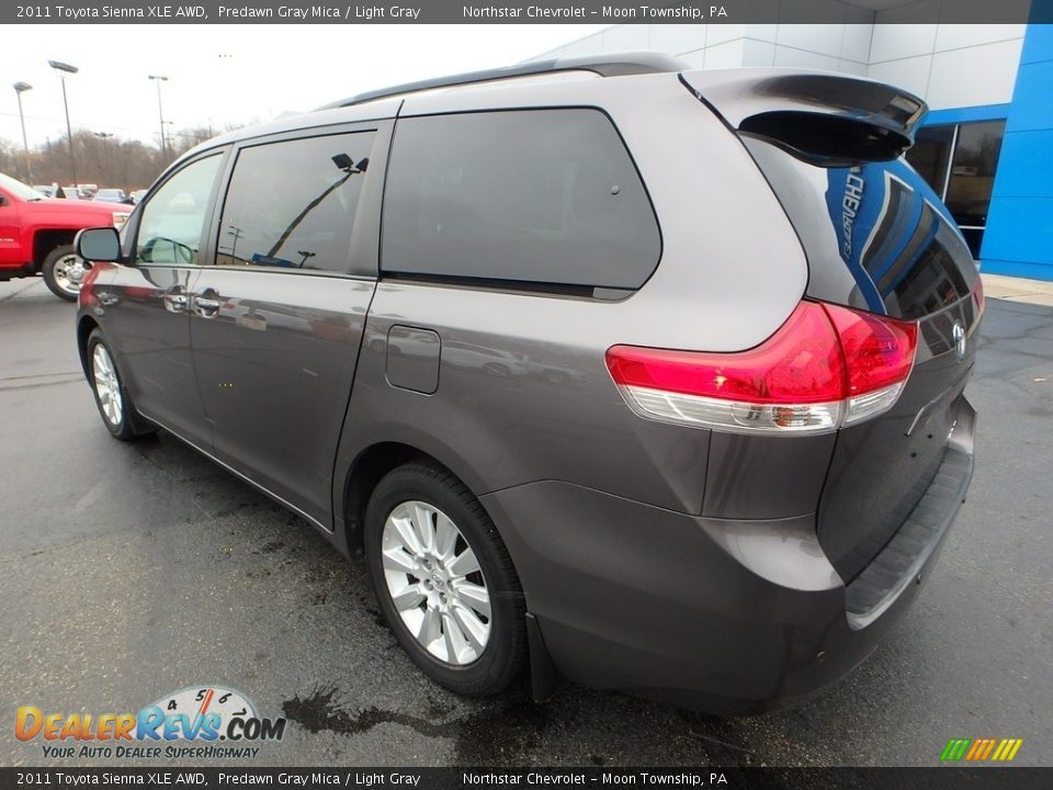 2011 Toyota Sienna XLE AWD Predawn Gray Mica / Light Gray Photo #4