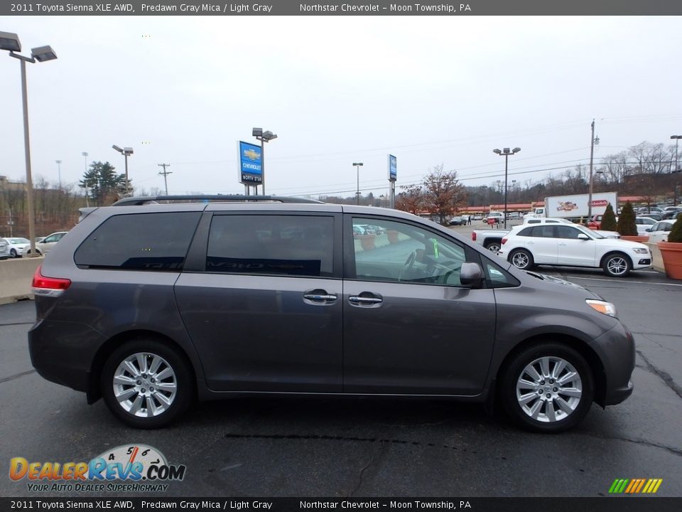 2011 Toyota Sienna XLE AWD Predawn Gray Mica / Light Gray Photo #10