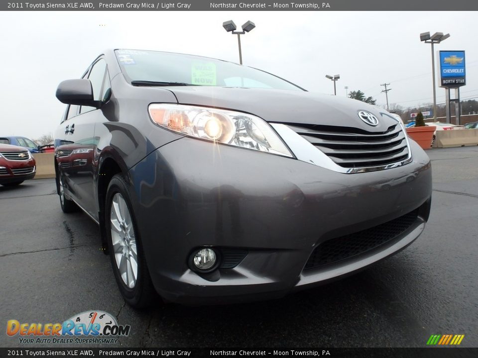 2011 Toyota Sienna XLE AWD Predawn Gray Mica / Light Gray Photo #12