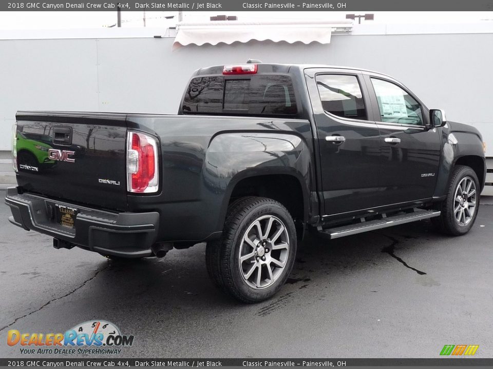 2018 GMC Canyon Denali Crew Cab 4x4 Dark Slate Metallic / Jet Black Photo #2