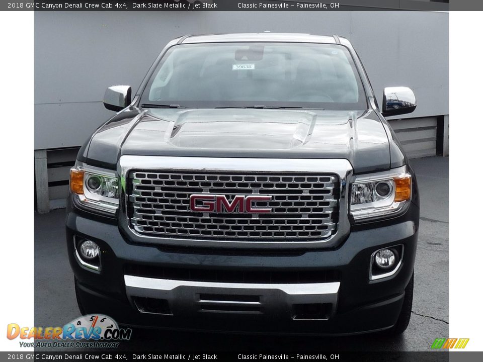 2018 GMC Canyon Denali Crew Cab 4x4 Dark Slate Metallic / Jet Black Photo #4