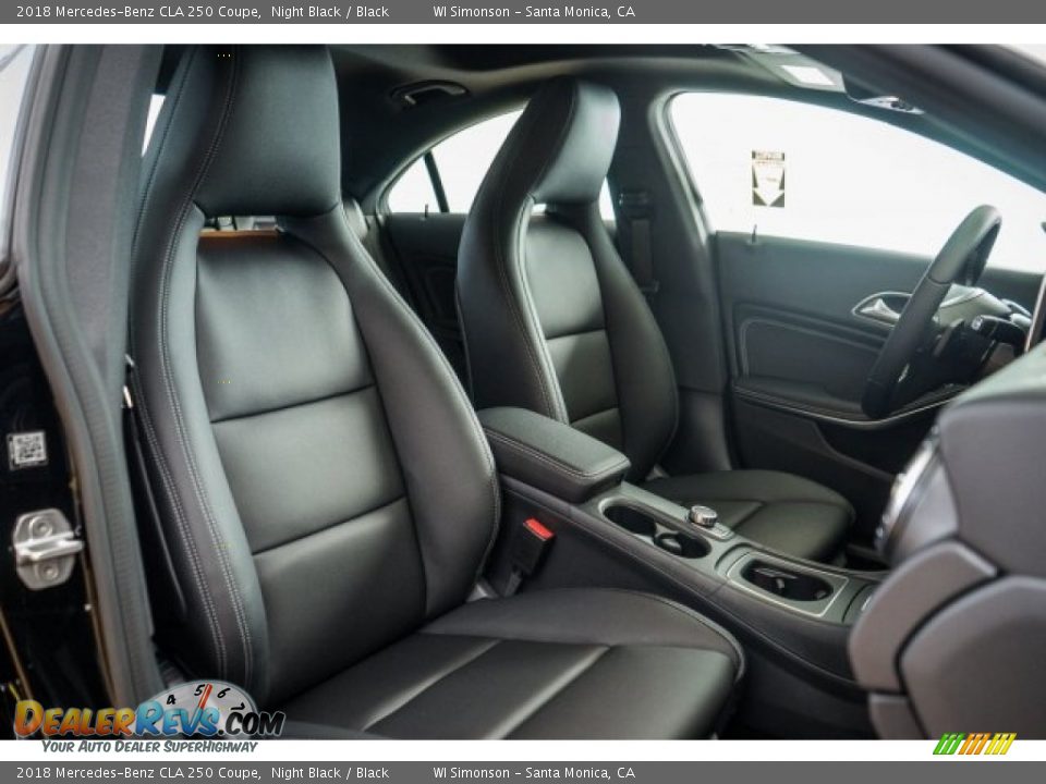 2018 Mercedes-Benz CLA 250 Coupe Night Black / Black Photo #2