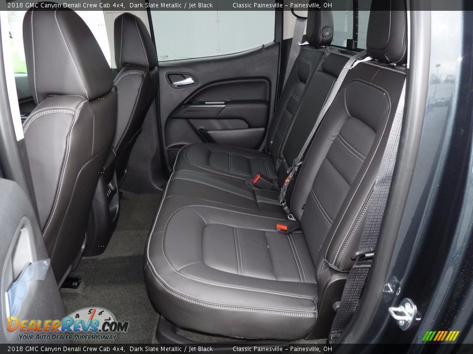 Rear Seat of 2018 GMC Canyon Denali Crew Cab 4x4 Photo #7