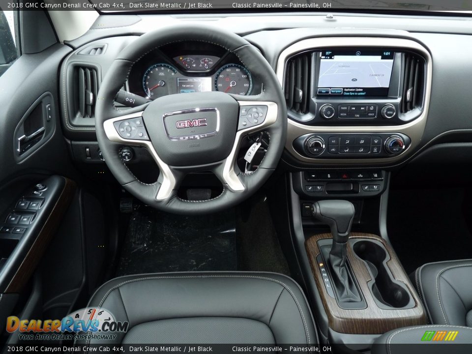 Dashboard of 2018 GMC Canyon Denali Crew Cab 4x4 Photo #8