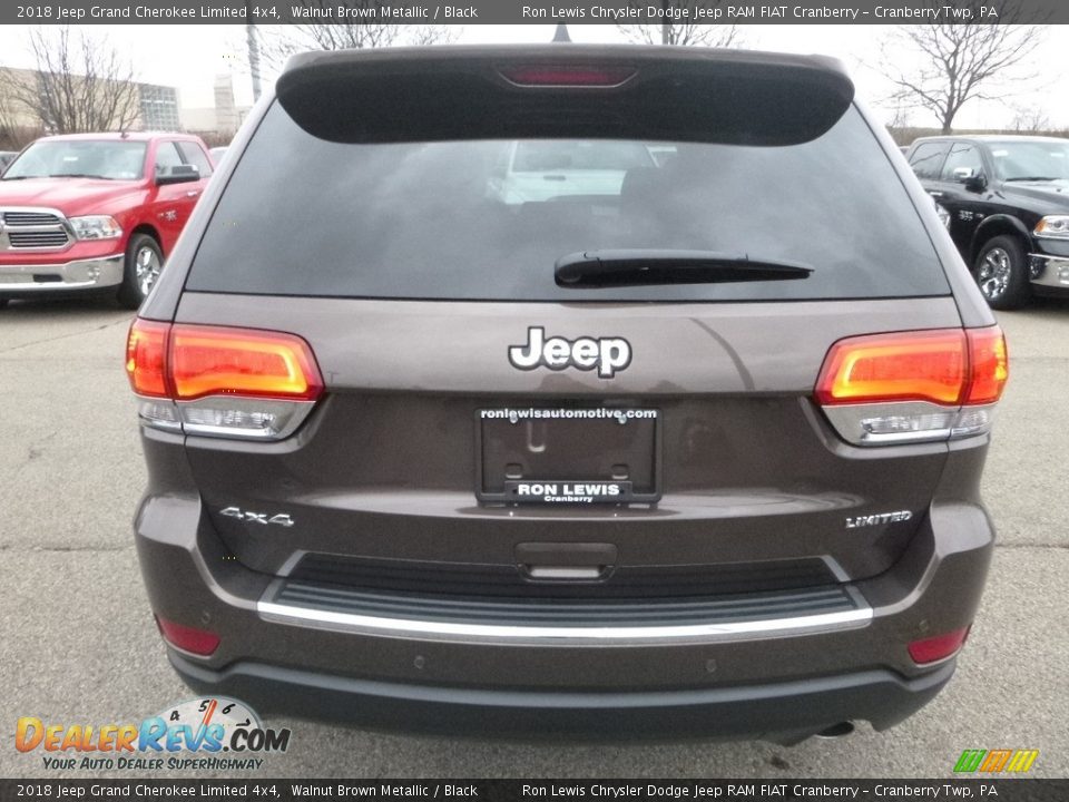 2018 Jeep Grand Cherokee Limited 4x4 Walnut Brown Metallic / Black Photo #4