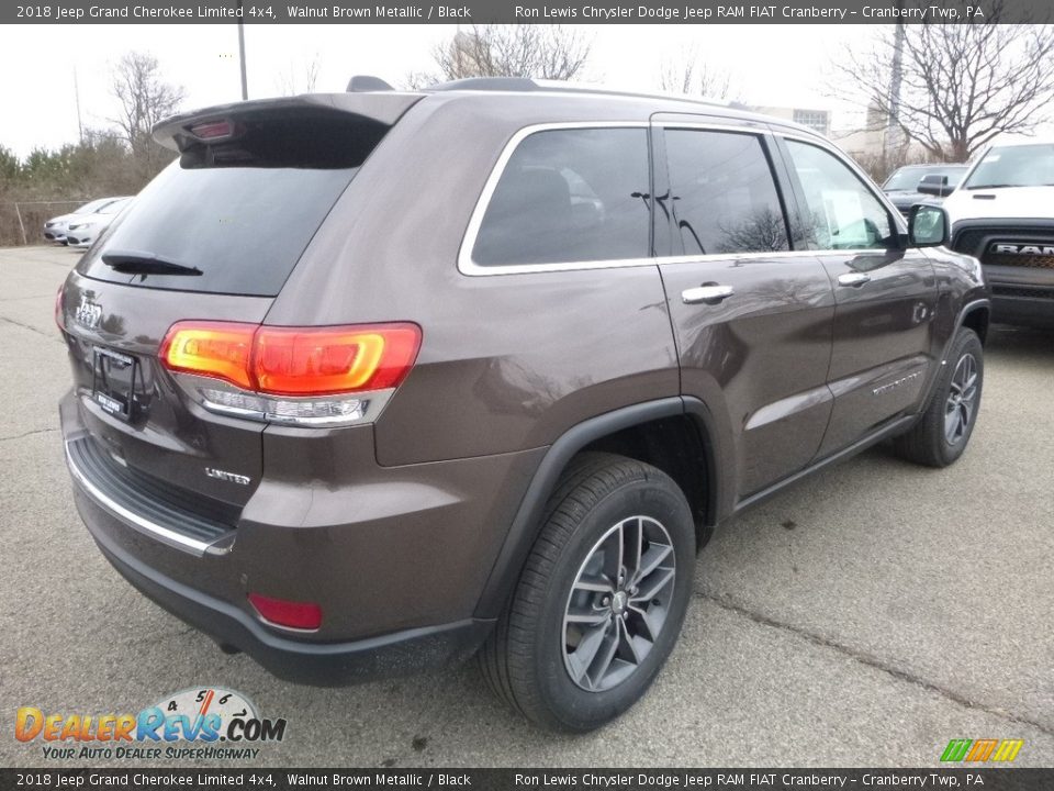 2018 Jeep Grand Cherokee Limited 4x4 Walnut Brown Metallic / Black Photo #5