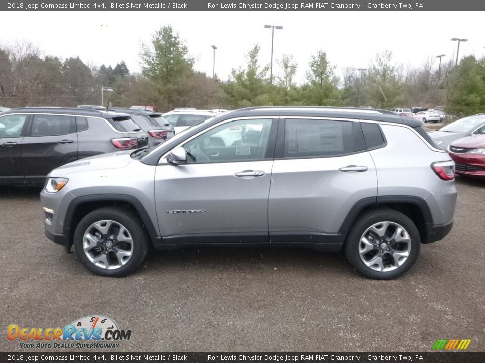 2018 Jeep Compass Limited 4x4 Billet Silver Metallic / Black Photo #2
