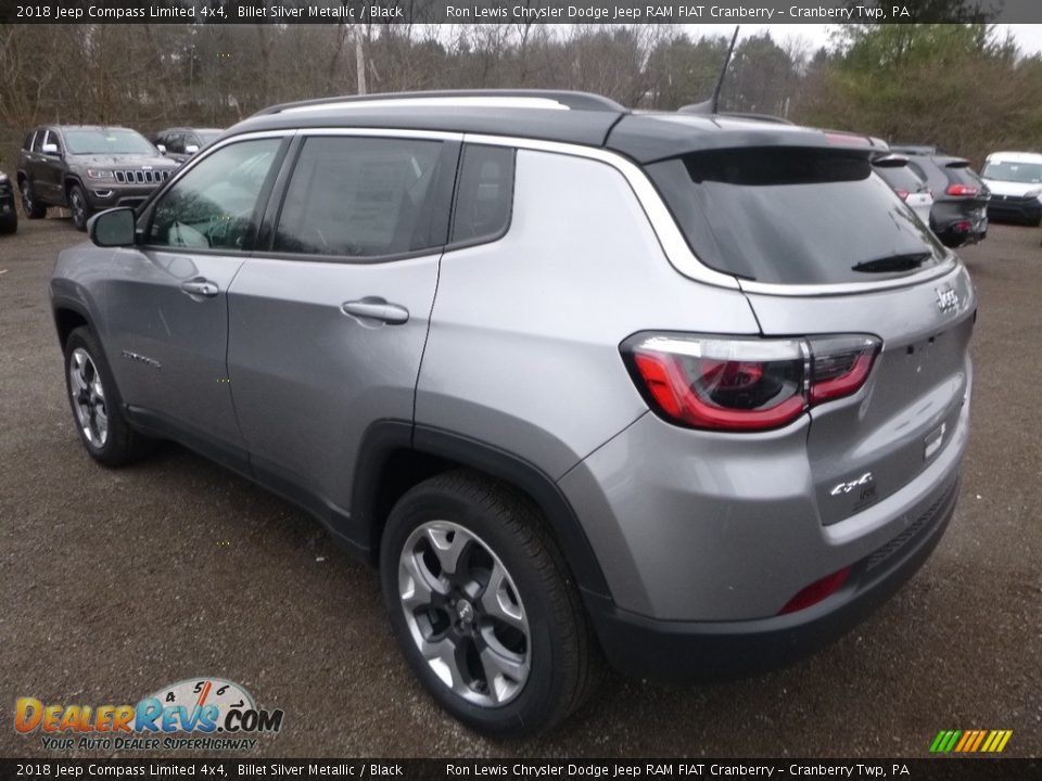 2018 Jeep Compass Limited 4x4 Billet Silver Metallic / Black Photo #3