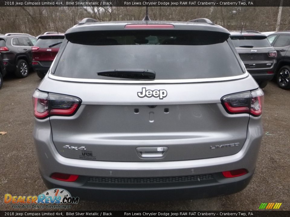 2018 Jeep Compass Limited 4x4 Billet Silver Metallic / Black Photo #4