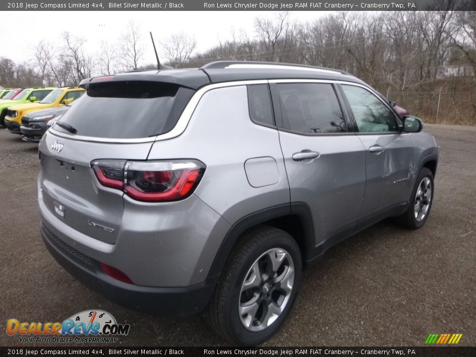 2018 Jeep Compass Limited 4x4 Billet Silver Metallic / Black Photo #5