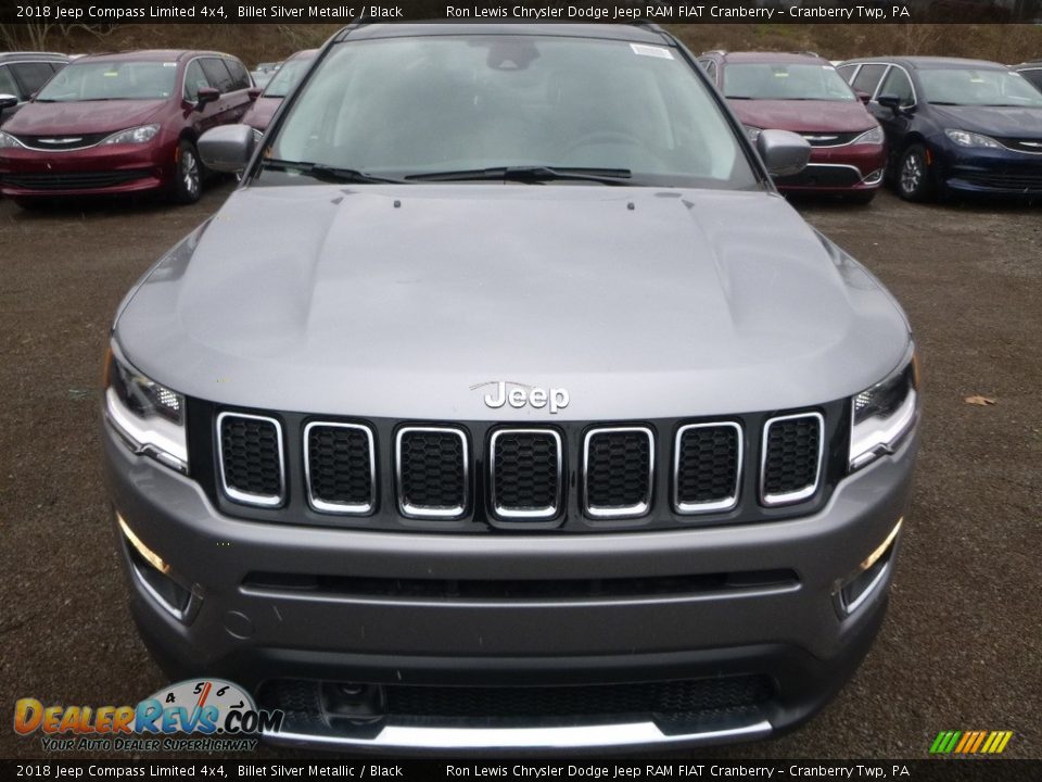 2018 Jeep Compass Limited 4x4 Billet Silver Metallic / Black Photo #8