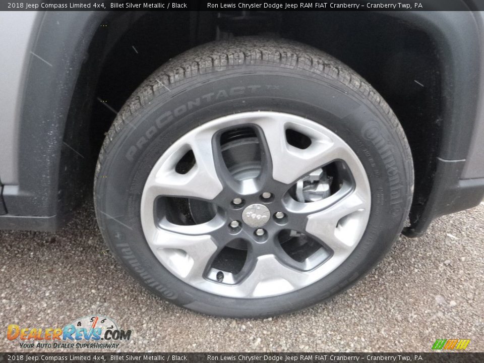 2018 Jeep Compass Limited 4x4 Billet Silver Metallic / Black Photo #9