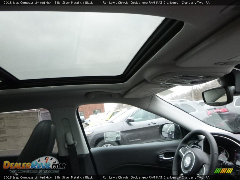 2018 Jeep Compass Limited 4x4 Billet Silver Metallic / Black Photo #12