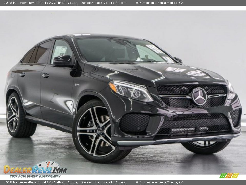 Front 3/4 View of 2018 Mercedes-Benz GLE 43 AMG 4Matic Coupe Photo #12