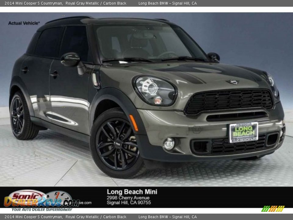 2014 Mini Cooper S Countryman Royal Gray Metallic / Carbon Black Photo #1