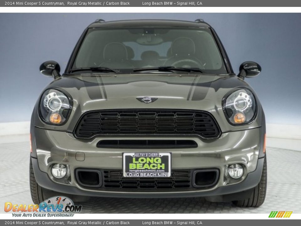 2014 Mini Cooper S Countryman Royal Gray Metallic / Carbon Black Photo #2