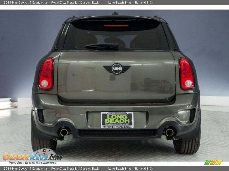 2014 Mini Cooper S Countryman Royal Gray Metallic / Carbon Black Photo #3