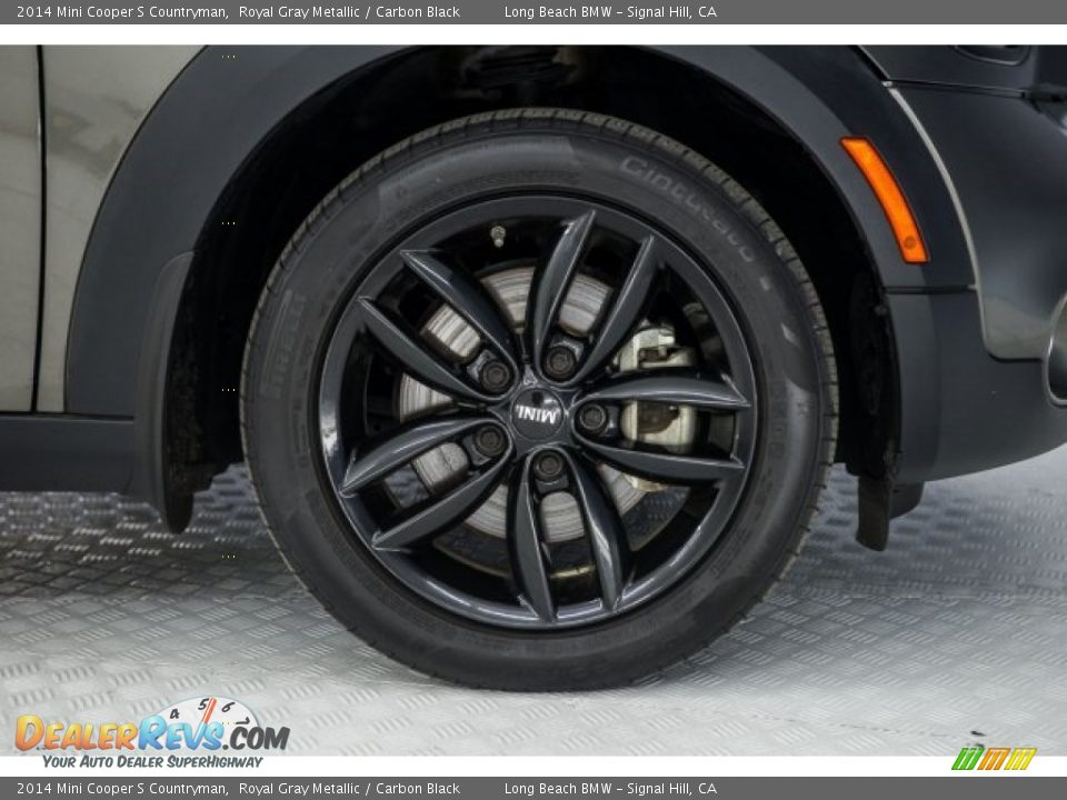 2014 Mini Cooper S Countryman Royal Gray Metallic / Carbon Black Photo #8