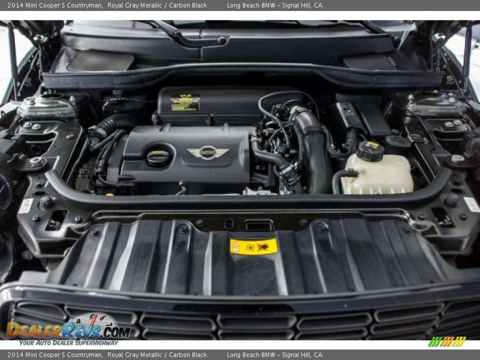 2014 Mini Cooper S Countryman Royal Gray Metallic / Carbon Black Photo #9