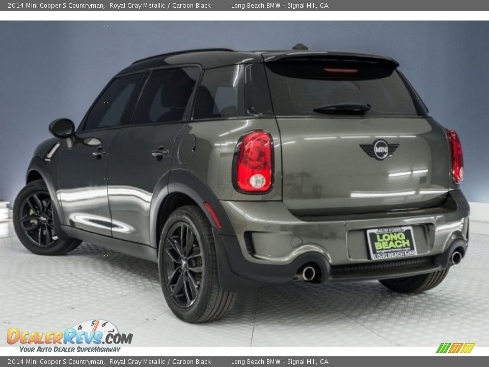 2014 Mini Cooper S Countryman Royal Gray Metallic / Carbon Black Photo #10