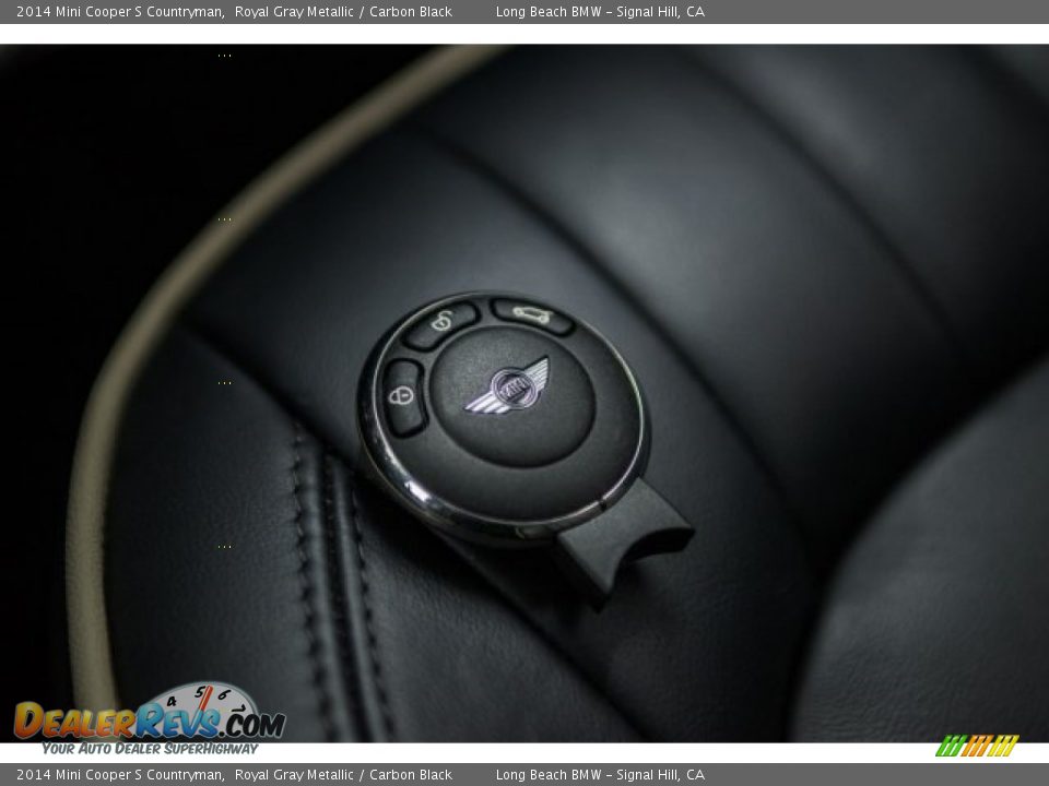 2014 Mini Cooper S Countryman Royal Gray Metallic / Carbon Black Photo #11