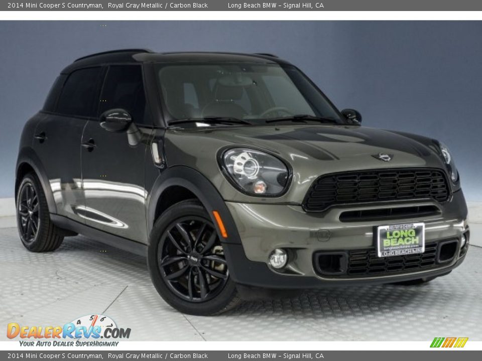 2014 Mini Cooper S Countryman Royal Gray Metallic / Carbon Black Photo #12