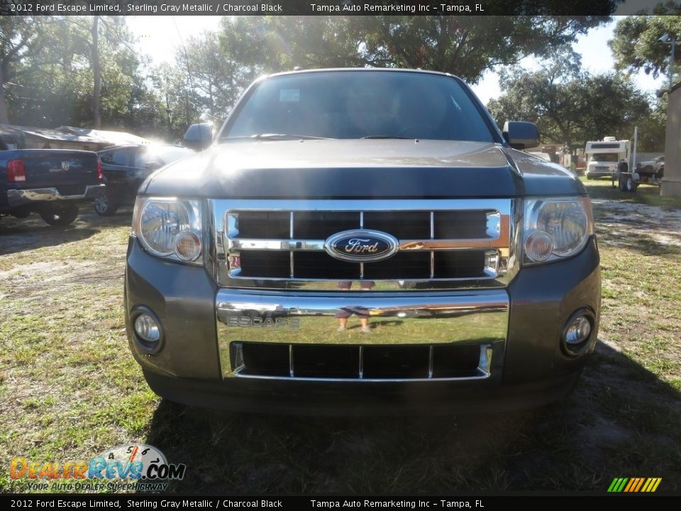 2012 Ford Escape Limited Sterling Gray Metallic / Charcoal Black Photo #2