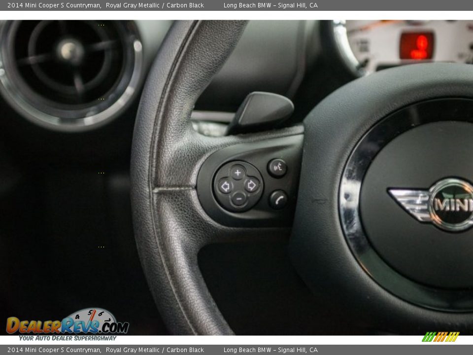 2014 Mini Cooper S Countryman Royal Gray Metallic / Carbon Black Photo #13