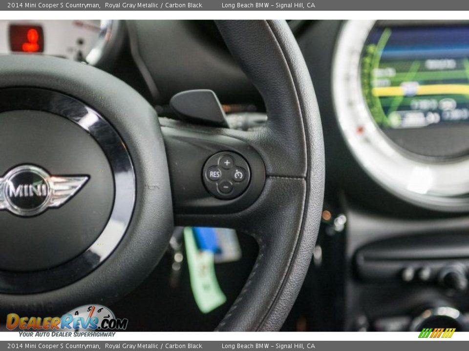 2014 Mini Cooper S Countryman Royal Gray Metallic / Carbon Black Photo #14