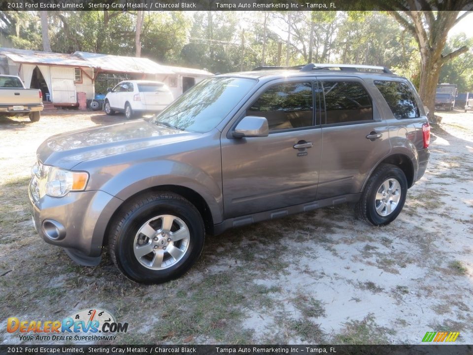 2012 Ford Escape Limited Sterling Gray Metallic / Charcoal Black Photo #5