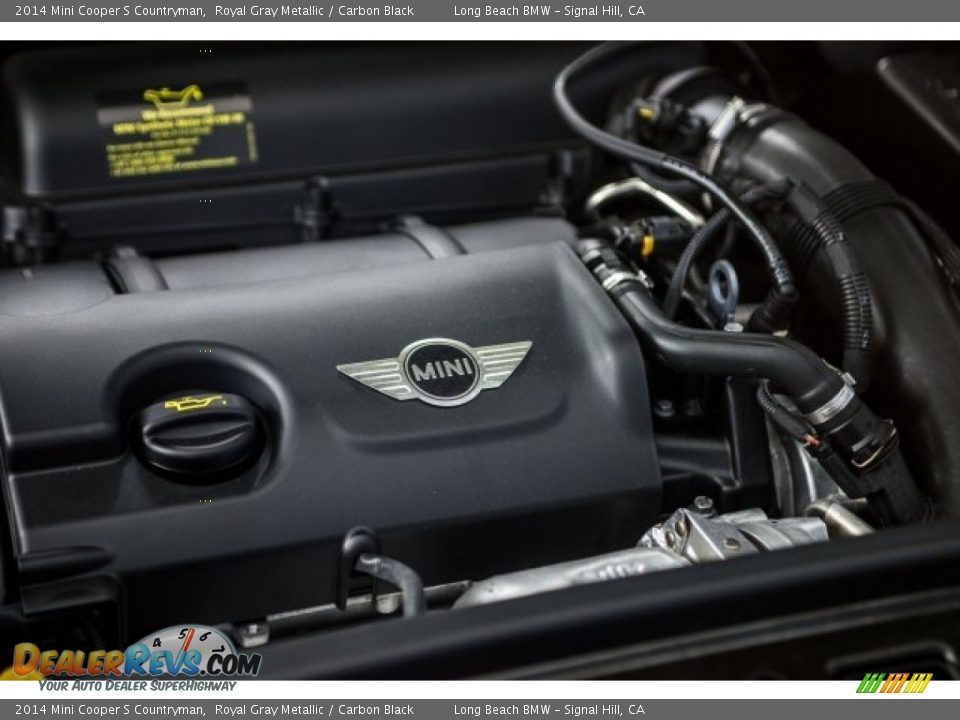 2014 Mini Cooper S Countryman Royal Gray Metallic / Carbon Black Photo #24