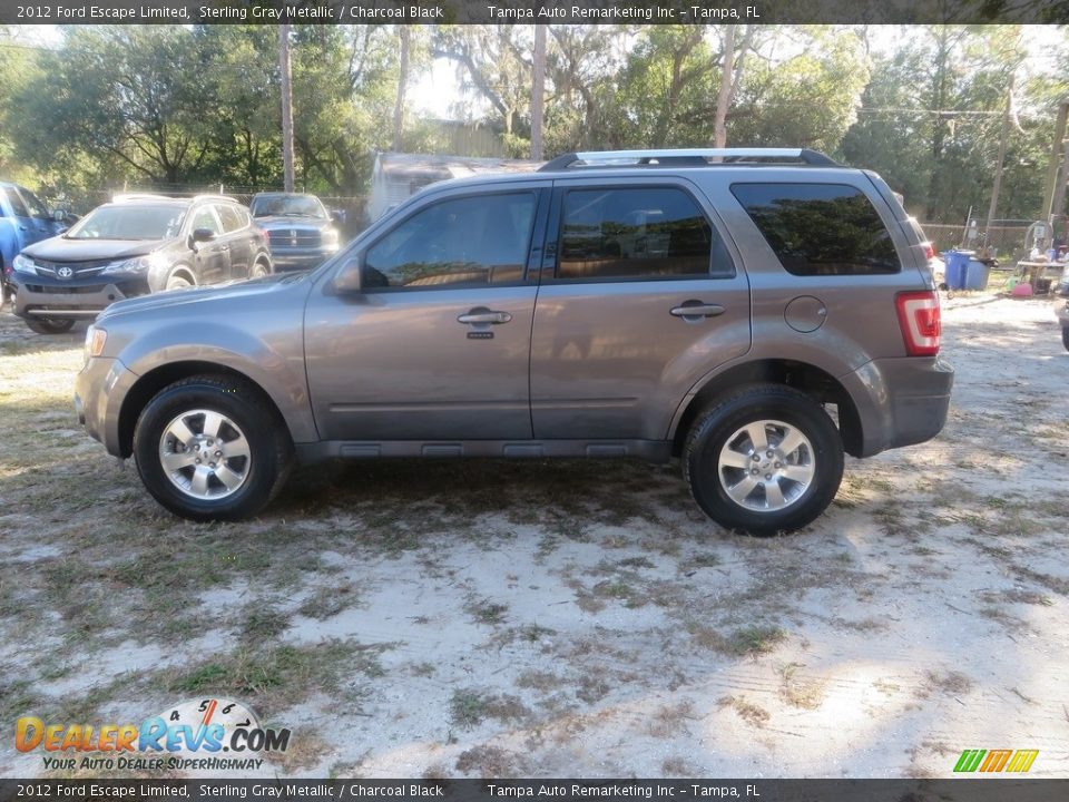 2012 Ford Escape Limited Sterling Gray Metallic / Charcoal Black Photo #7
