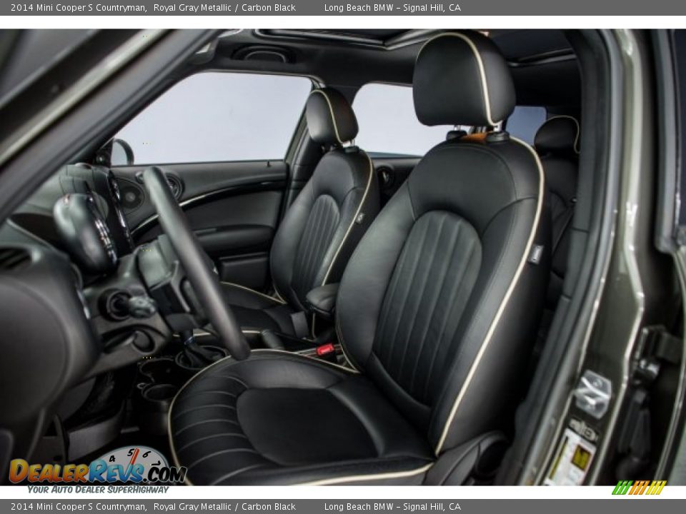 2014 Mini Cooper S Countryman Royal Gray Metallic / Carbon Black Photo #28
