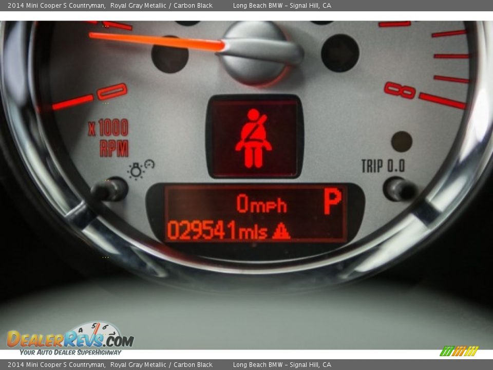 2014 Mini Cooper S Countryman Royal Gray Metallic / Carbon Black Photo #29