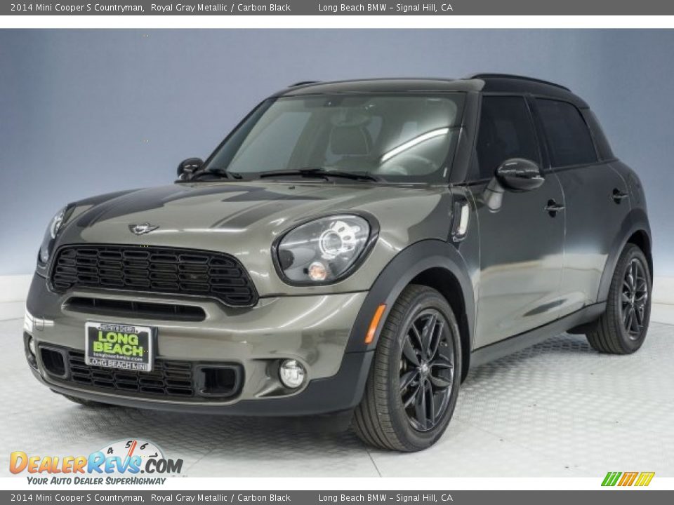 2014 Mini Cooper S Countryman Royal Gray Metallic / Carbon Black Photo #31