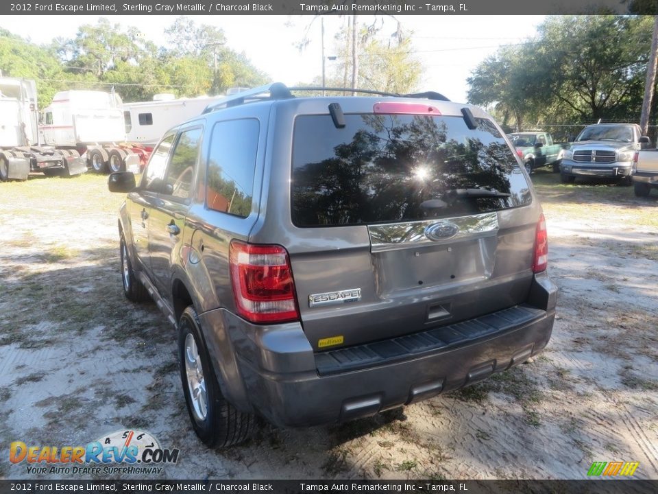 2012 Ford Escape Limited Sterling Gray Metallic / Charcoal Black Photo #10