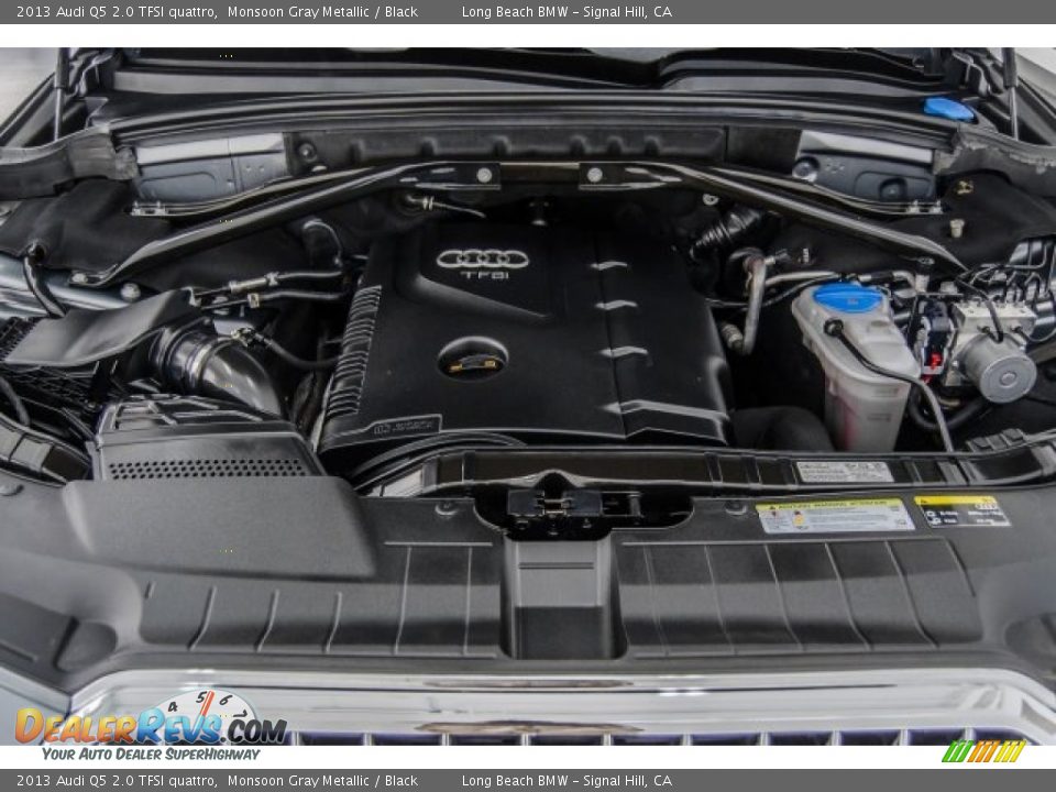 2013 Audi Q5 2.0 TFSI quattro Monsoon Gray Metallic / Black Photo #9