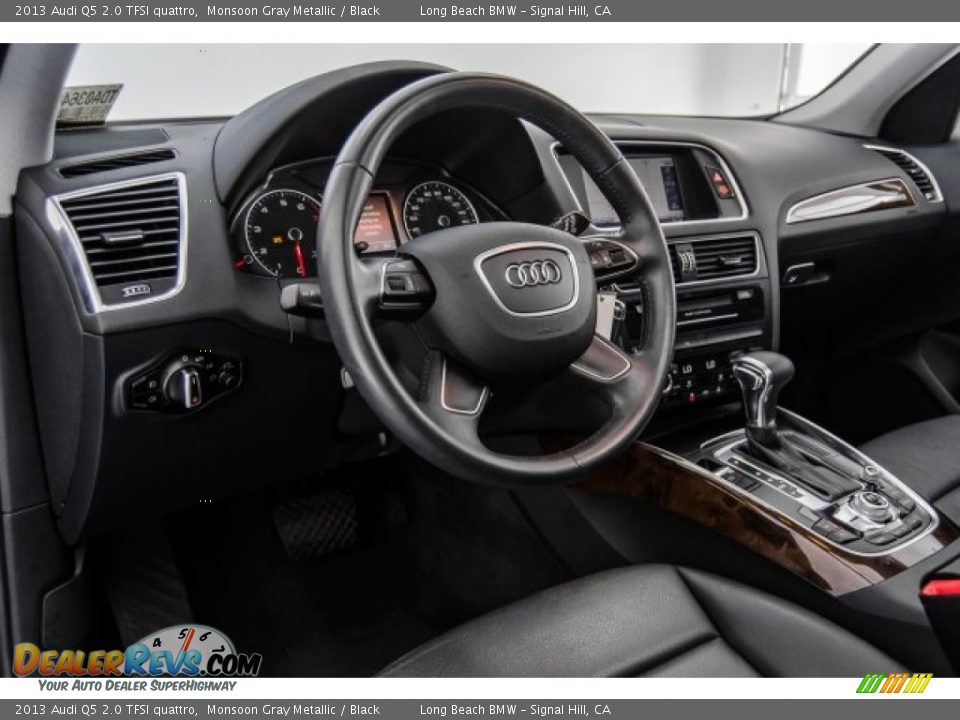 2013 Audi Q5 2.0 TFSI quattro Monsoon Gray Metallic / Black Photo #21