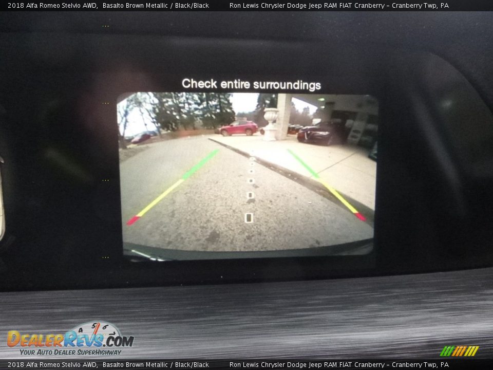 2018 Alfa Romeo Stelvio AWD Basalto Brown Metallic / Black/Black Photo #24