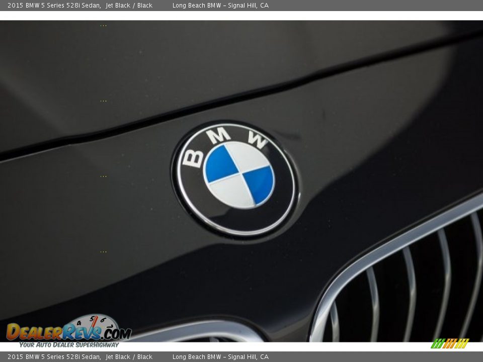 2015 BMW 5 Series 528i Sedan Jet Black / Black Photo #26
