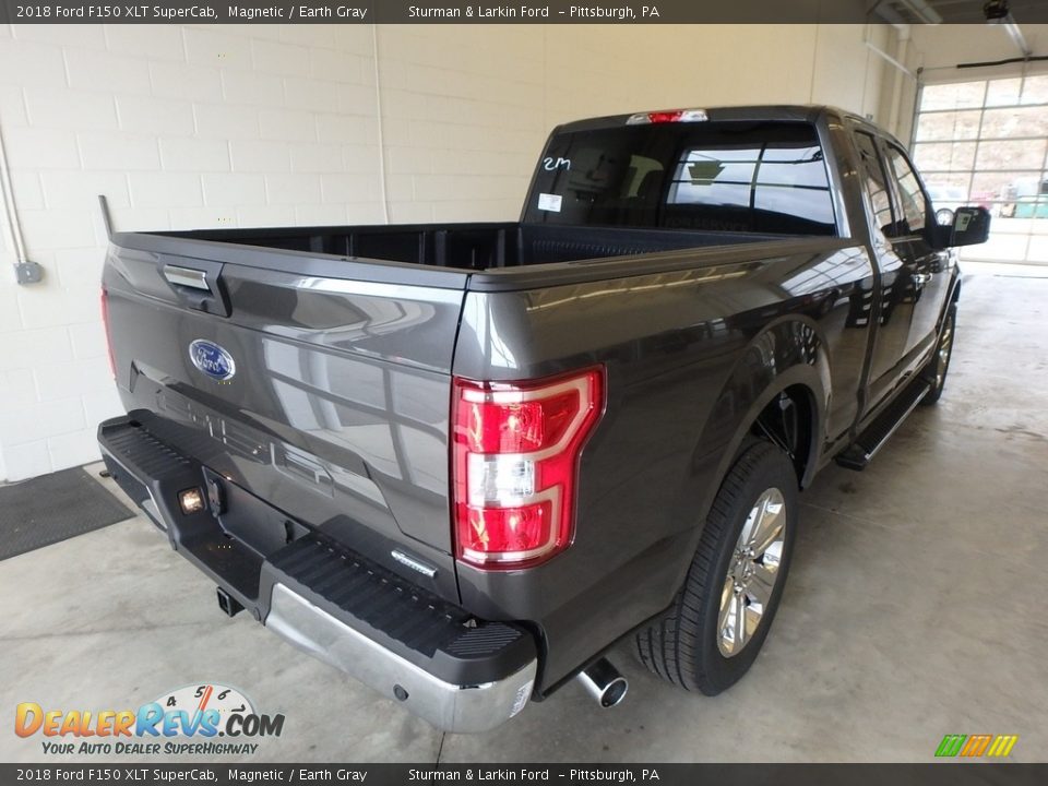 2018 Ford F150 XLT SuperCab Magnetic / Earth Gray Photo #2