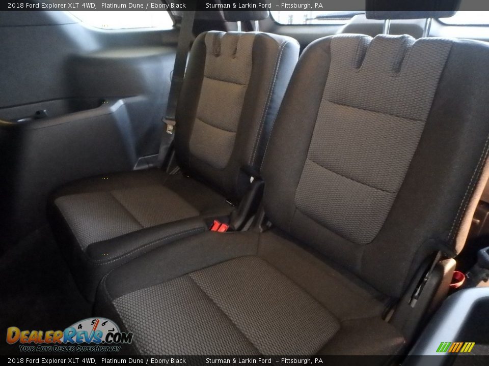 Rear Seat of 2018 Ford Explorer XLT 4WD Photo #8