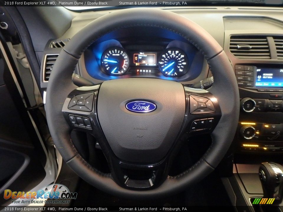 2018 Ford Explorer XLT 4WD Steering Wheel Photo #15