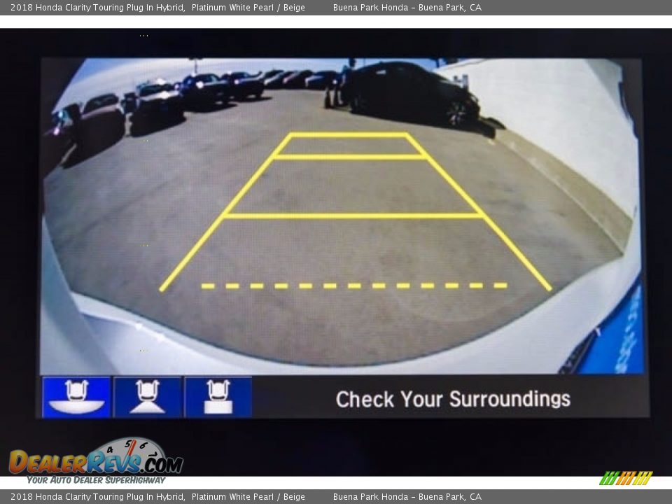 2018 Honda Clarity Touring Plug In Hybrid Platinum White Pearl / Beige Photo #6